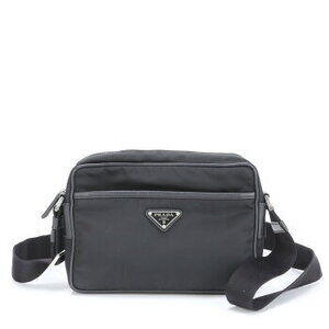 Prada Tessuto Saffiano shoulder bag triangle logo crossbody messenger